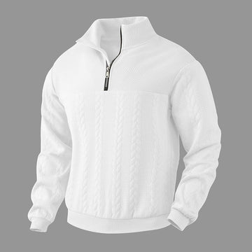 Jose® | Knitted Jacquard Sweater With Zipper