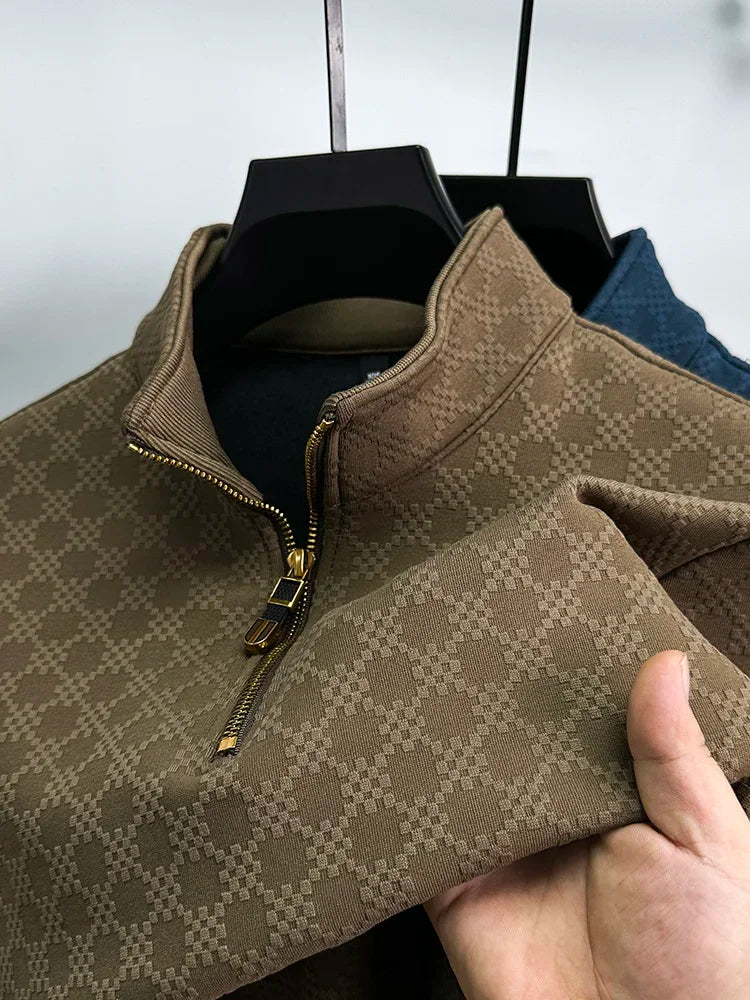 Cormac® | Luxury Cardigan With Standing Collar For Men