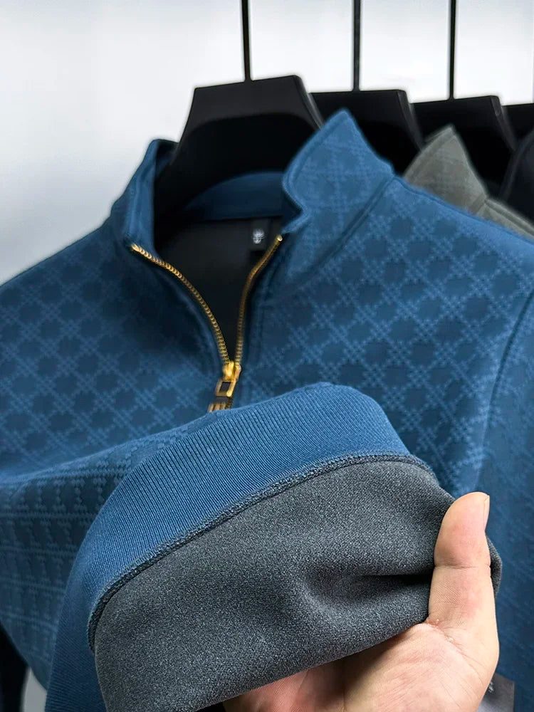 Cormac® | Luxury Cardigan With Standing Collar For Men