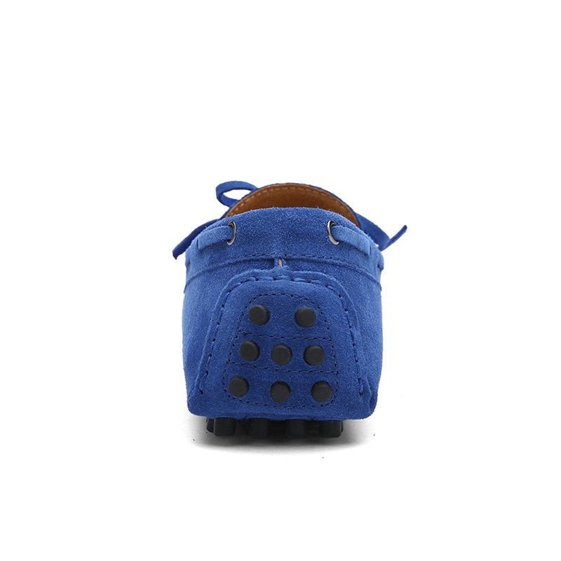 Zadoc® | Royal Blue Suede Loafer With Lace