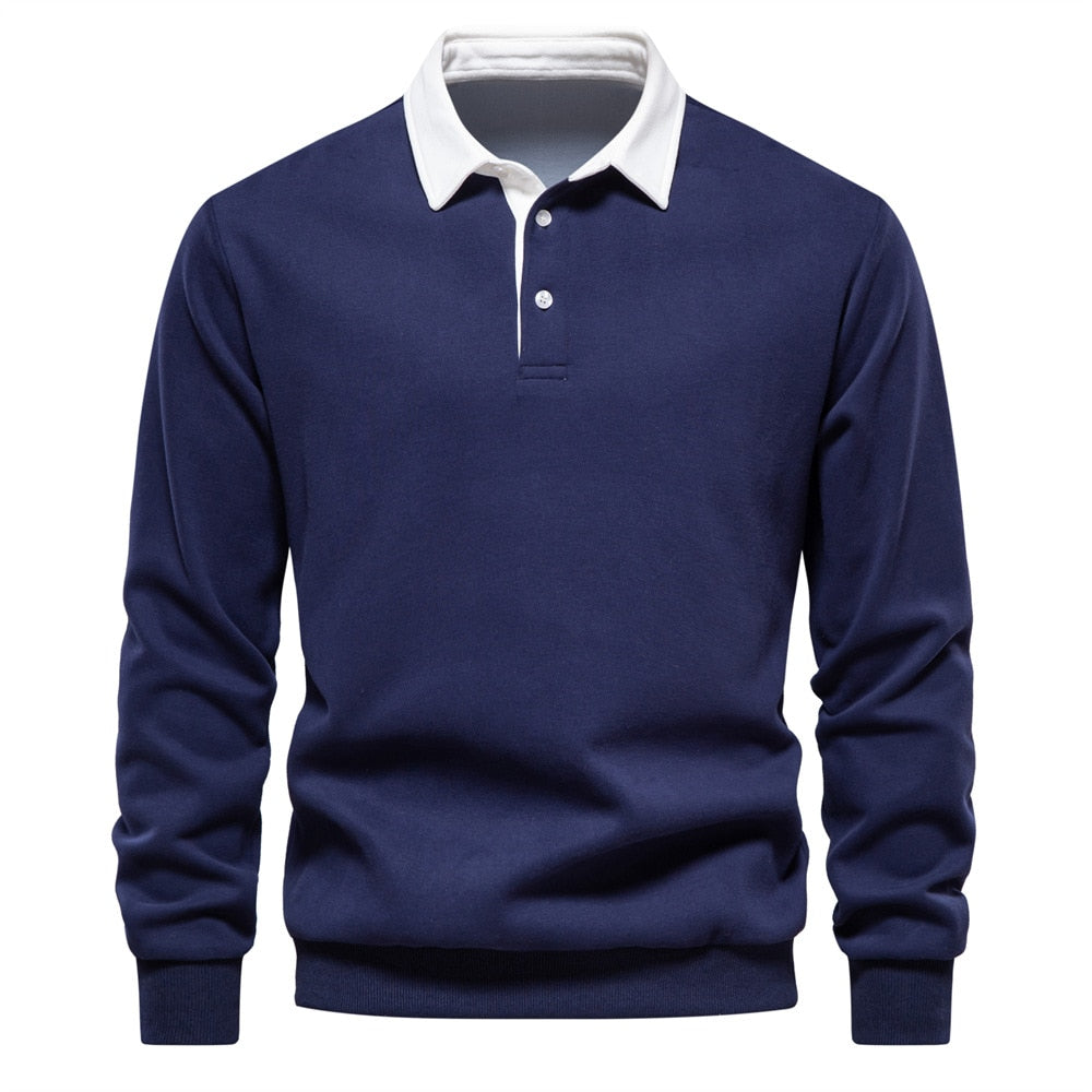 Caden® | Premium Cotton Sweater With Collar