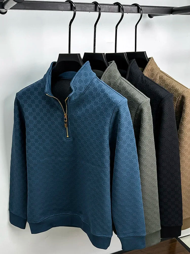 Cormac® | Luxury Cardigan With Standing Collar For Men