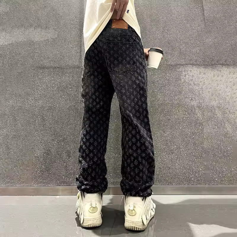 Ashur® | Jacquard Denim Jeans