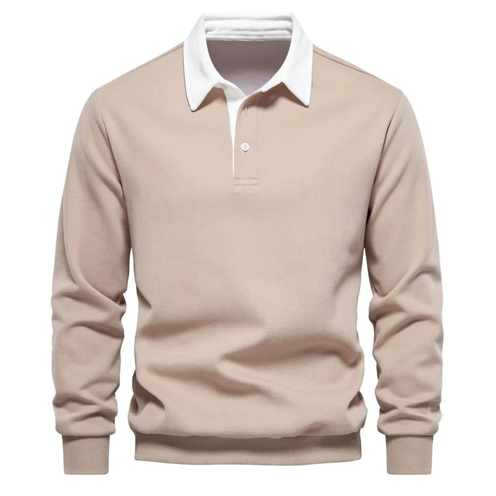 Caden® | Premium Cotton Sweater With Collar