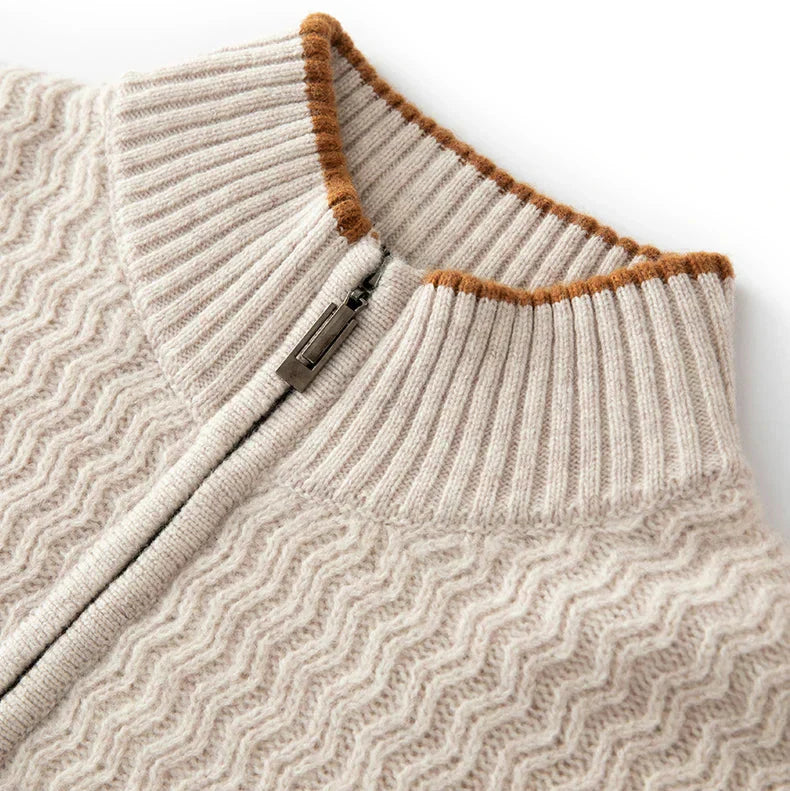 Ismael® | Half-zip wool sweater