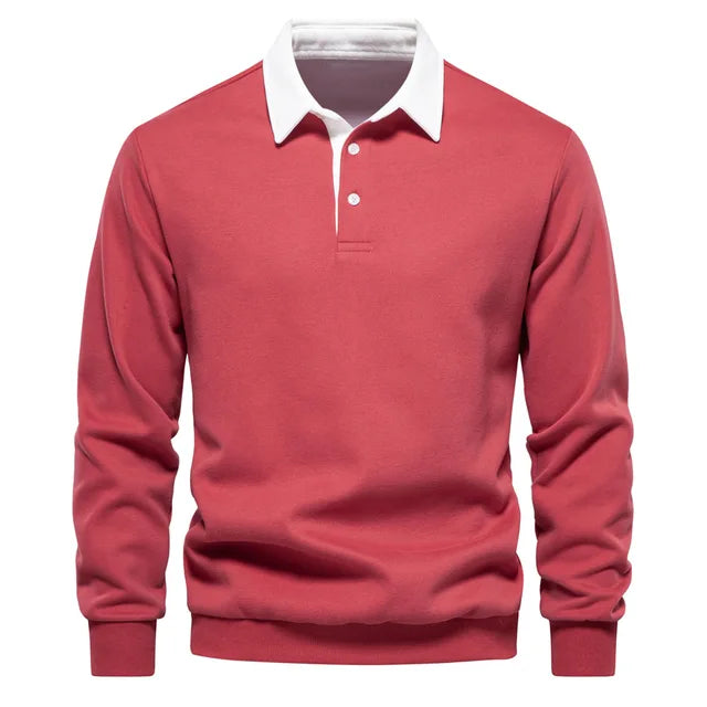 Caden® | Premium Cotton Sweater With Collar