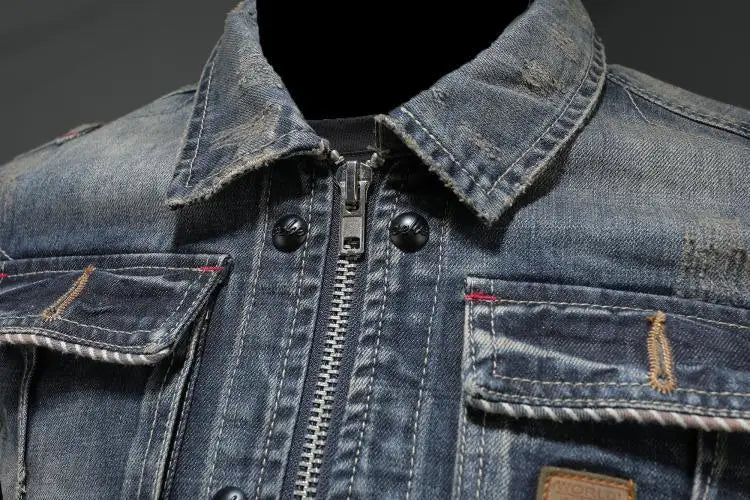 Elijah® | Retro Denim Jacket