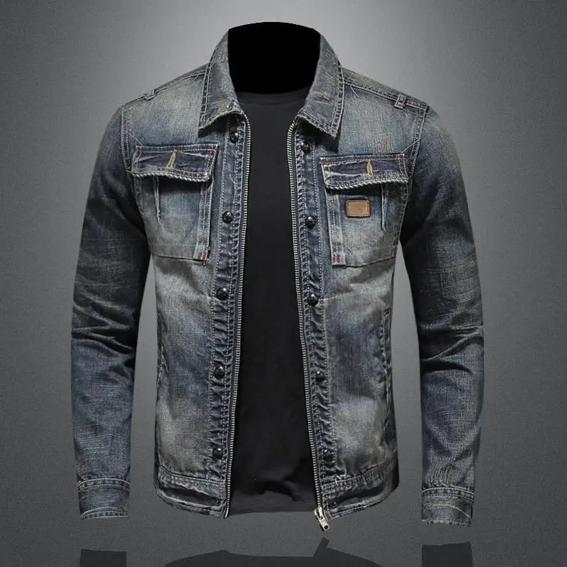 Elijah® | Retro Denim Jacket