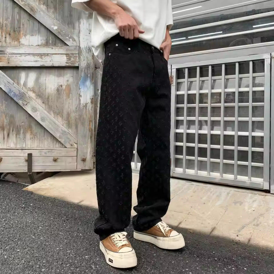 Ashur® | Jacquard Denim Jeans