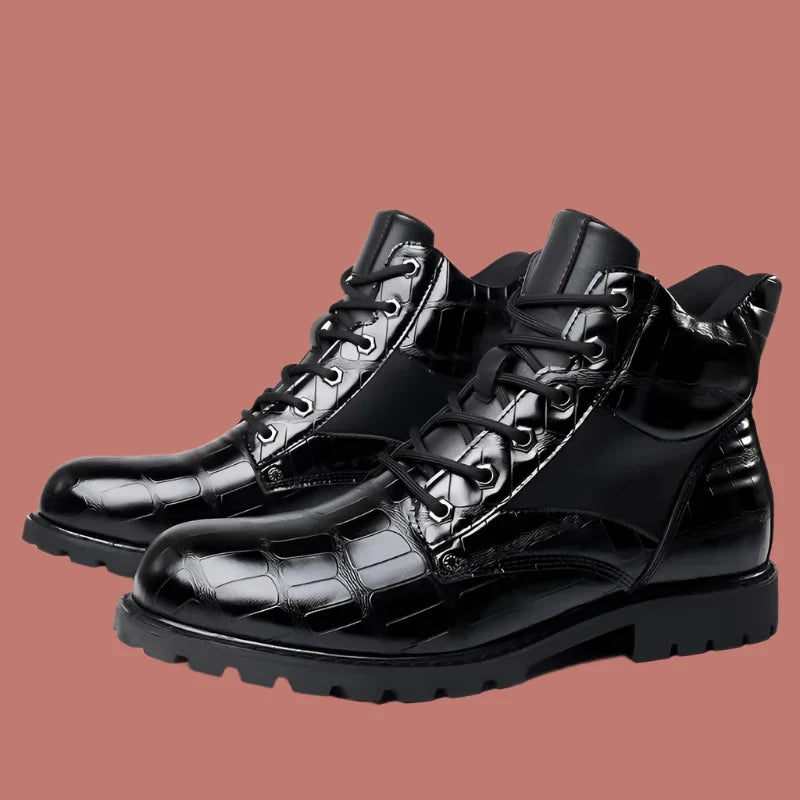 Ramón® | Leather Croco Boots