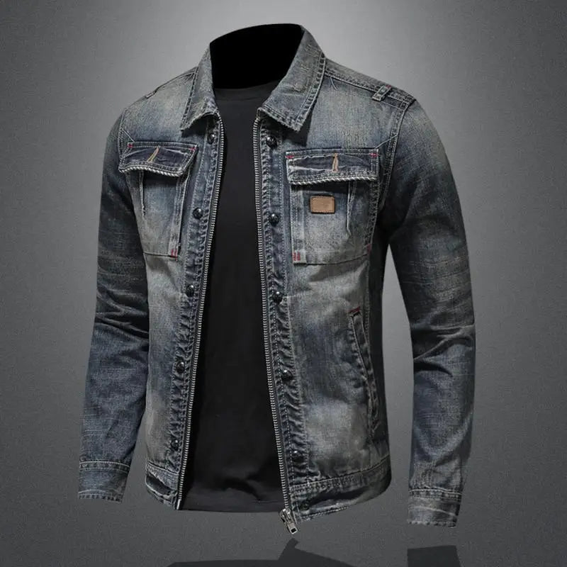 Elijah® | Retro Denim Jacket