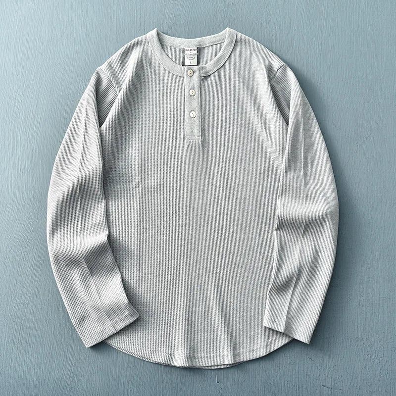 Esteban® | Henley In Cotone Waffle