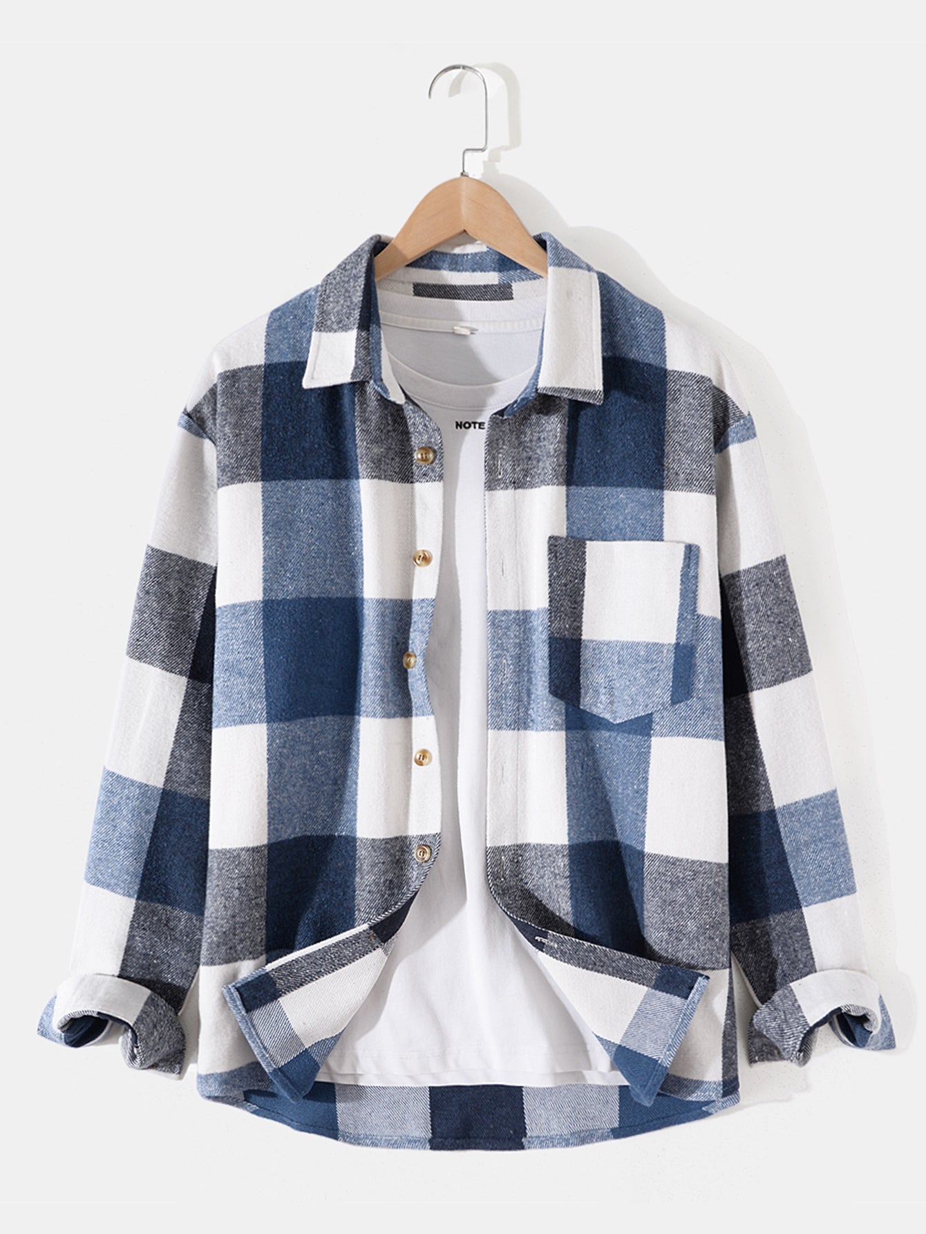 Alonso® | Flannel Plaid Overshirt