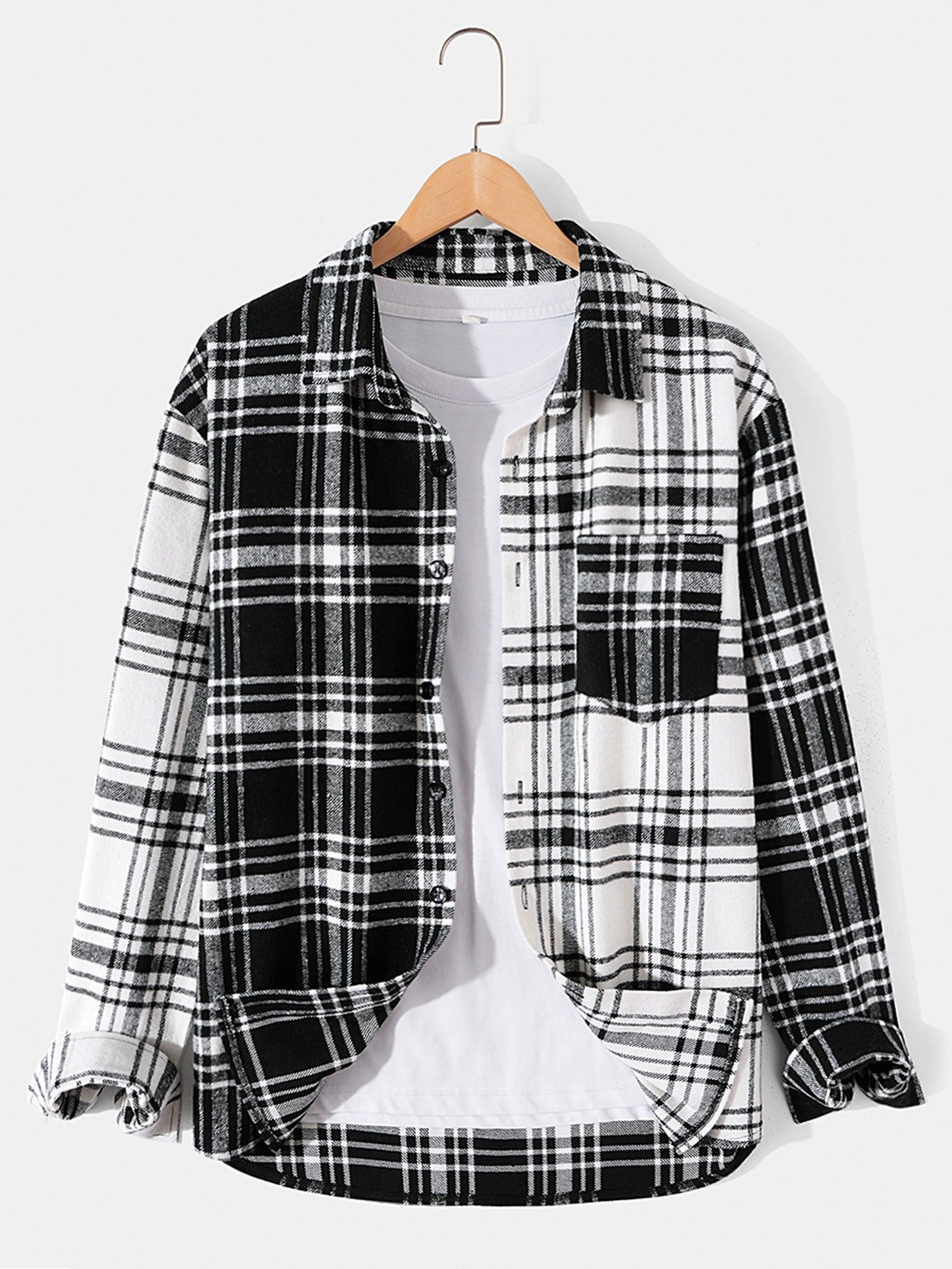 Bernabé® | Patchwork Flannel Plaid Overshirt