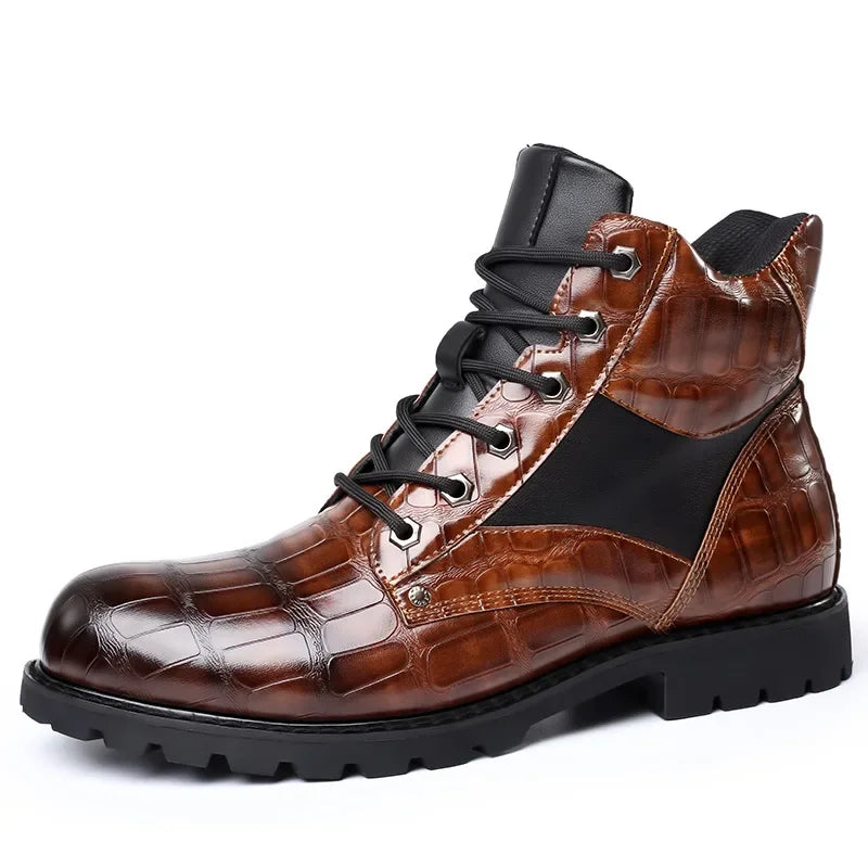 Pablo® | Exclusive crocodile leather boots