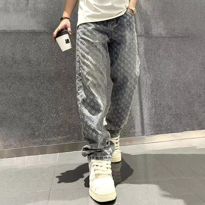 Ashur® | Jacquard Denim Jeans