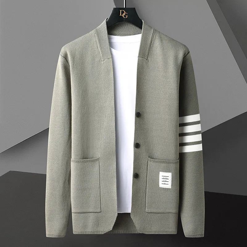 Lorenzo® | Elegant Striped Cardigan