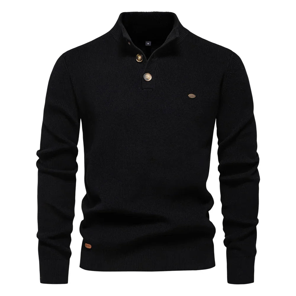 Joshua® | Men'S Sweater With Button Design