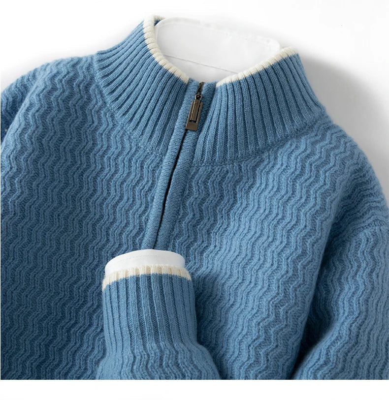 Ismael® | Half-zip wool sweater