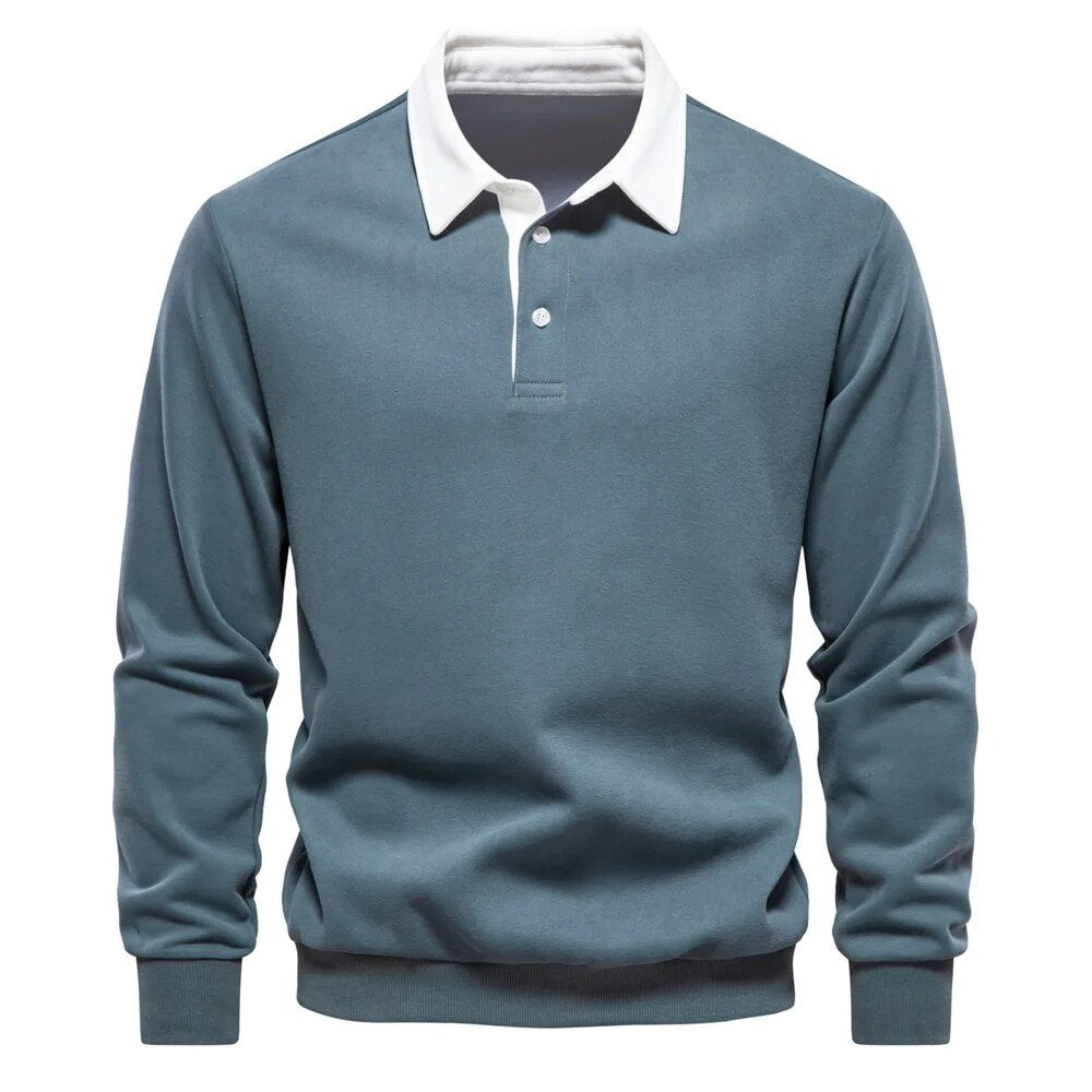 Caden® | Premium Cotton Sweater With Collar