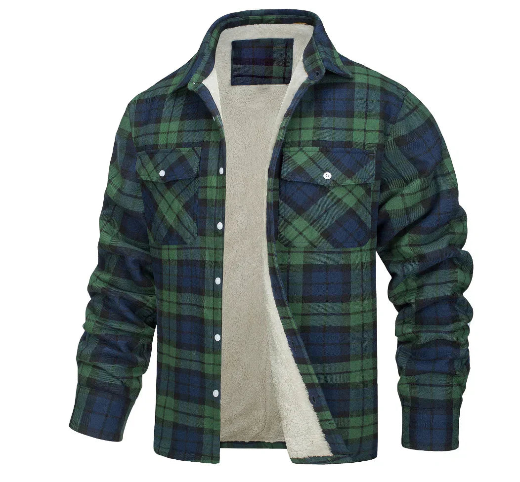 Emiliano® | Checked Shirt Jacket