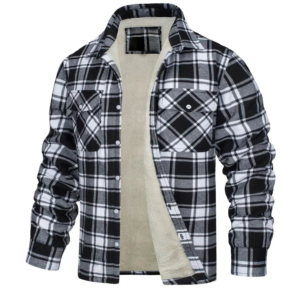Emiliano® | Checked Shirt Jacket