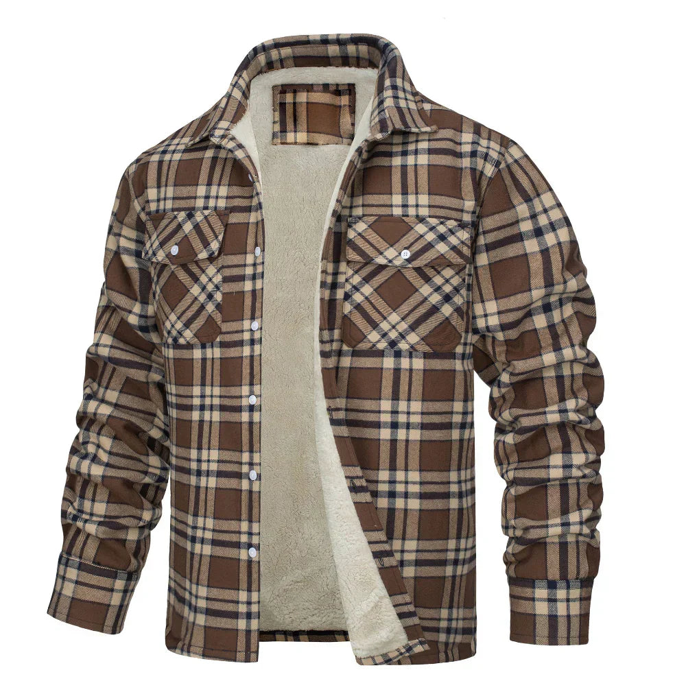 Emiliano® | Checked Shirt Jacket
