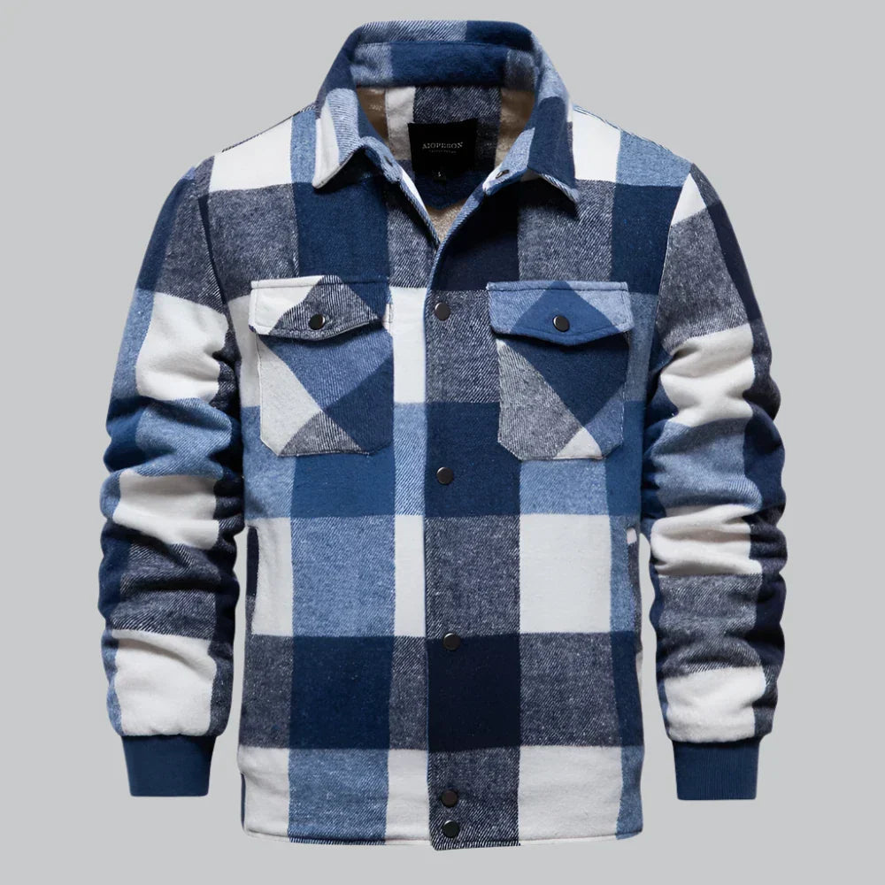 Liam® | Men'S Flannel Jacket With Fleece Lining