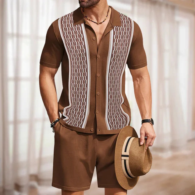 Elston® | Summer Two-Piece Set With Short Sleeves