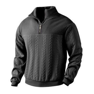 Jose® | Knitted Jacquard Sweater With Zipper
