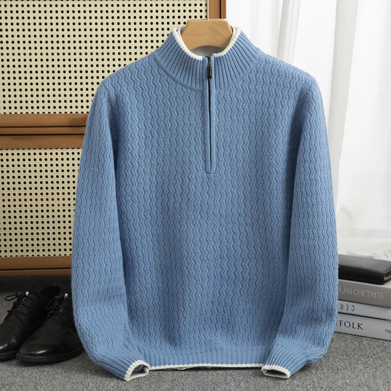 Ismael® | Half-zip wool sweater