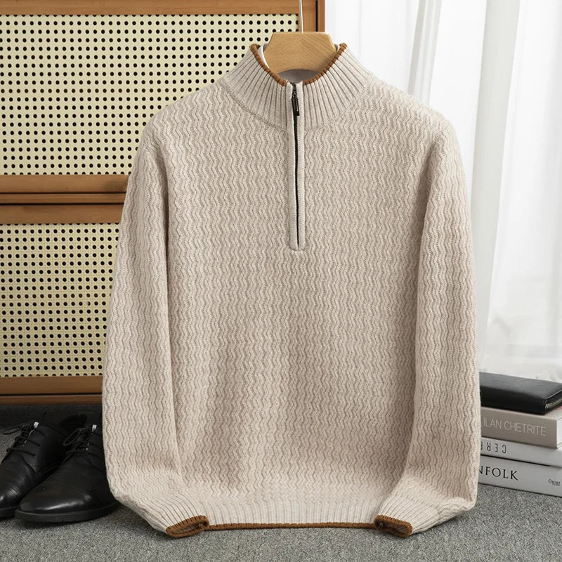 Ismael® | Half-zip wool sweater