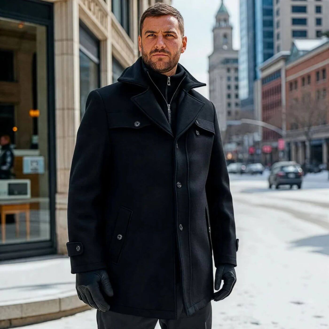 Daniel® | Classic Double Collar Coat