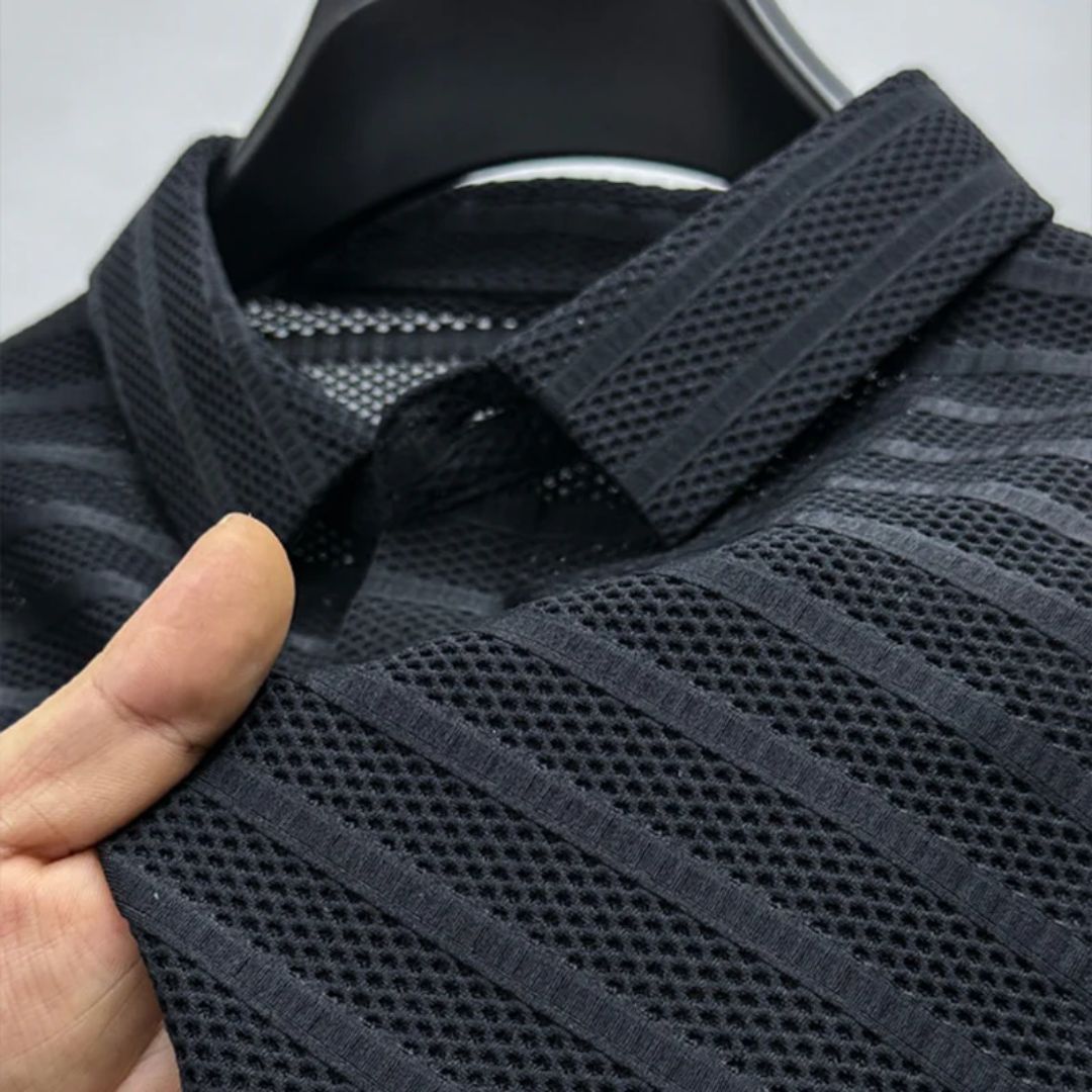 Joel® | Breathable Mesh Polo Shirt For Men