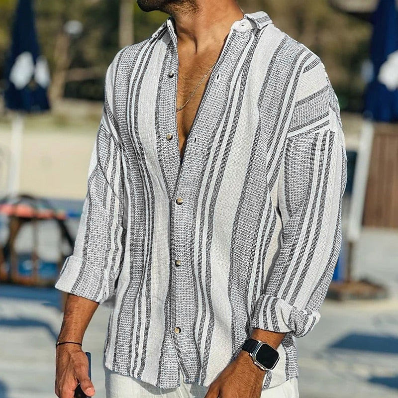Loraine® | Casual Linen Shirt For Men