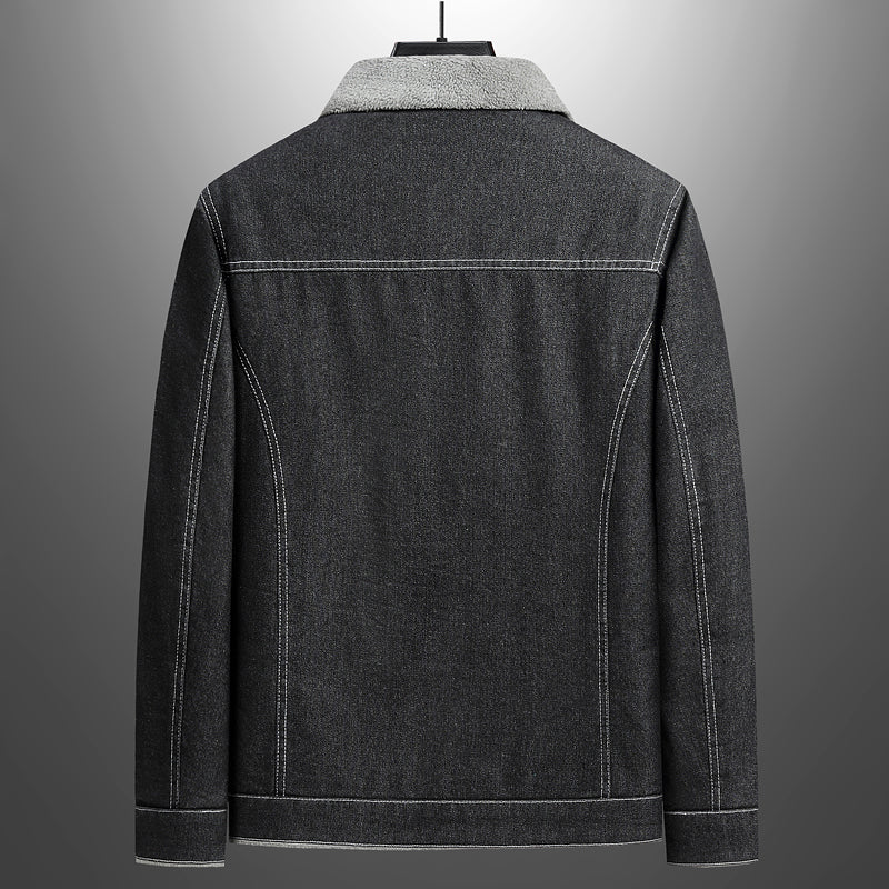 Cándido® | Boston Denim Sherpa Jacket
