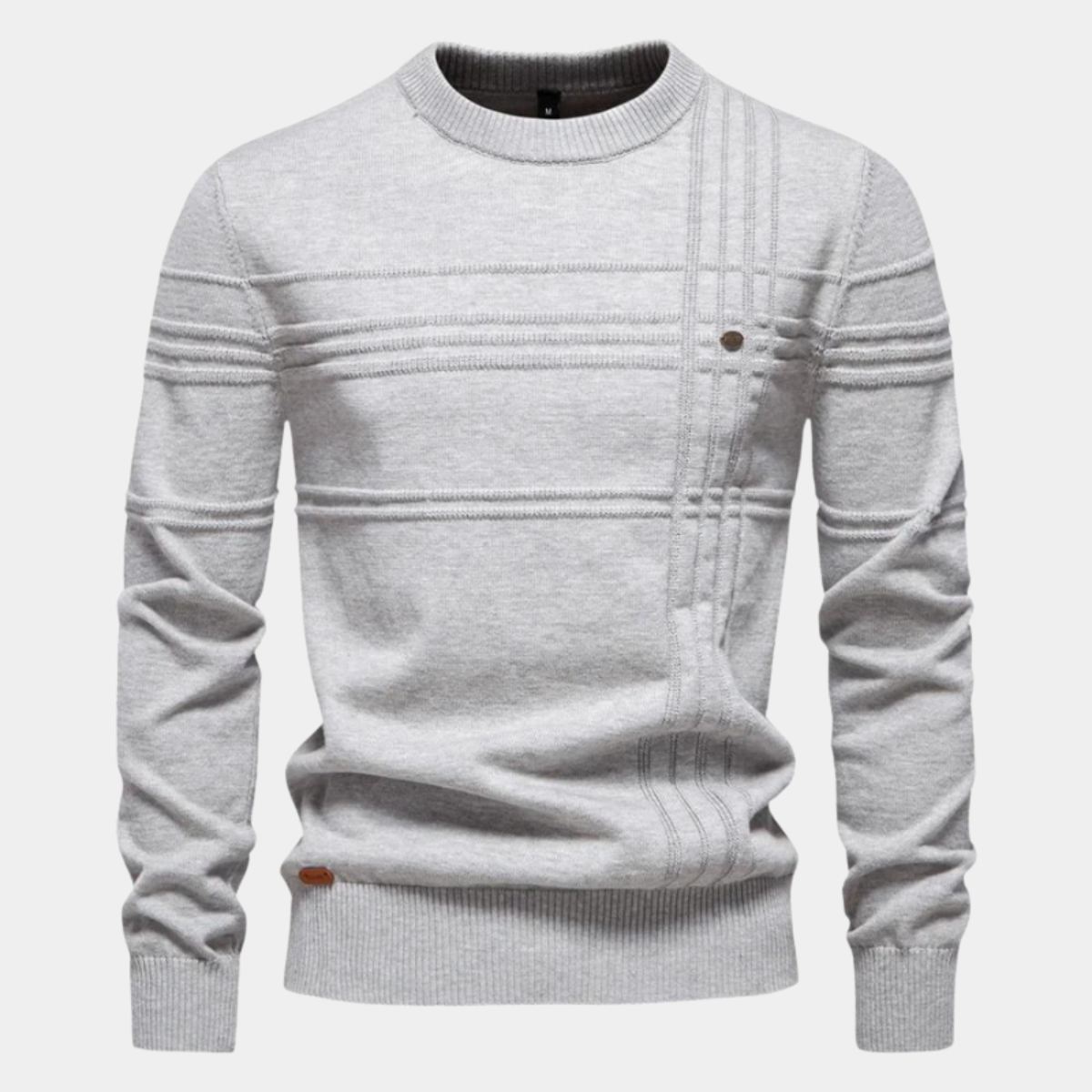 Leo® | Men'S Sweater With Checked Design