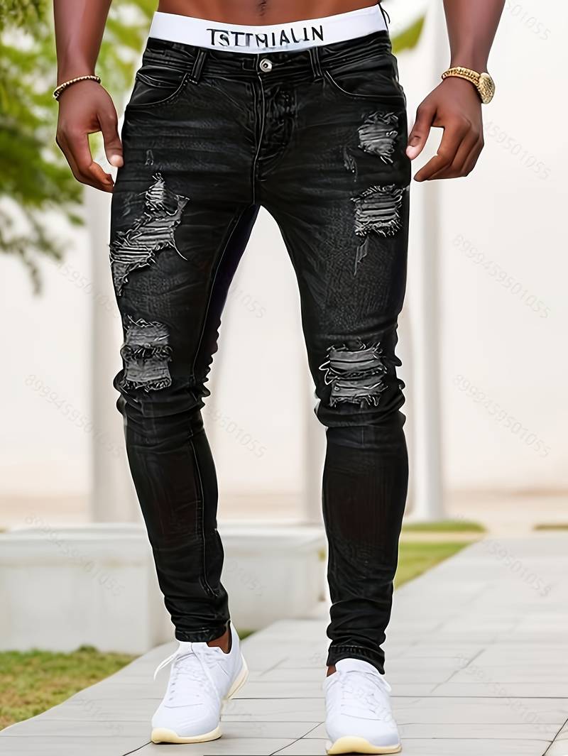 Frey® | Slim-Fit Jeans With Casual Rips