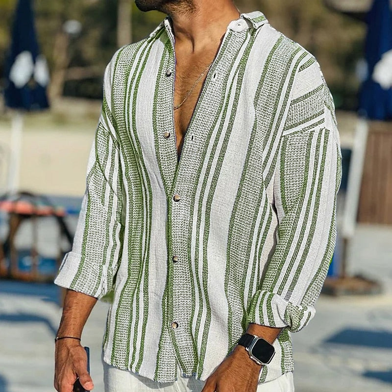 Loraine® | Casual Linen Shirt For Men