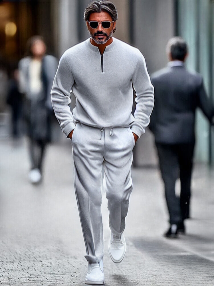 Iker® | Quarter Zip Tracksuit Set