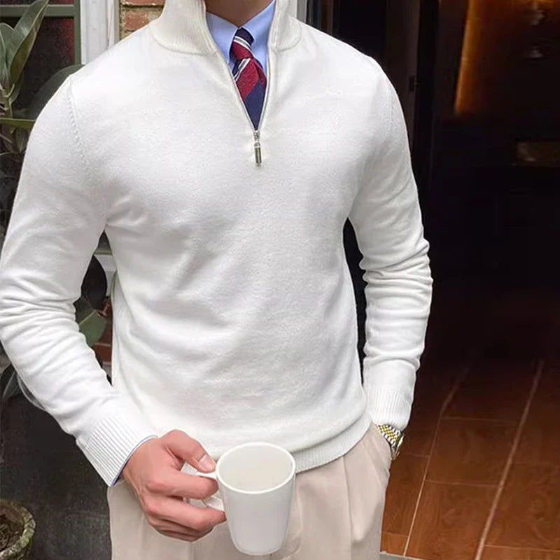 Jerónimo® | Zipper Stand Collar Sweater