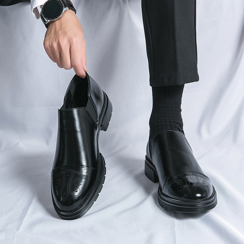 Juliano® | Leather Brogue Loafers