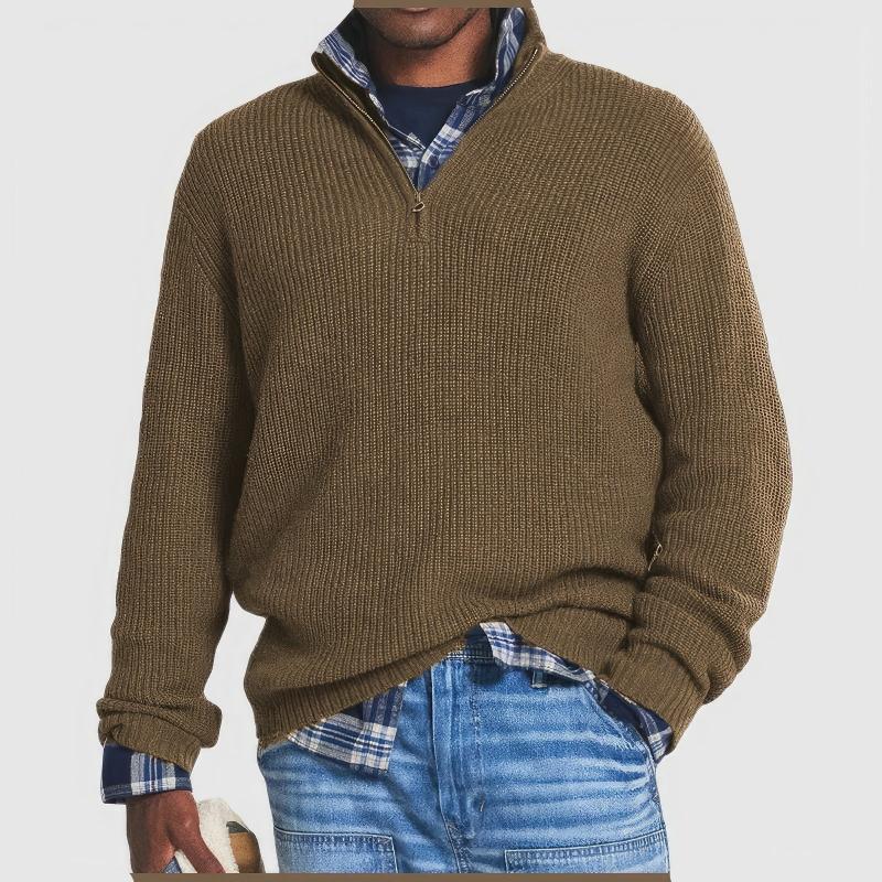 Samuel® | Essential Zip Collar Sweater