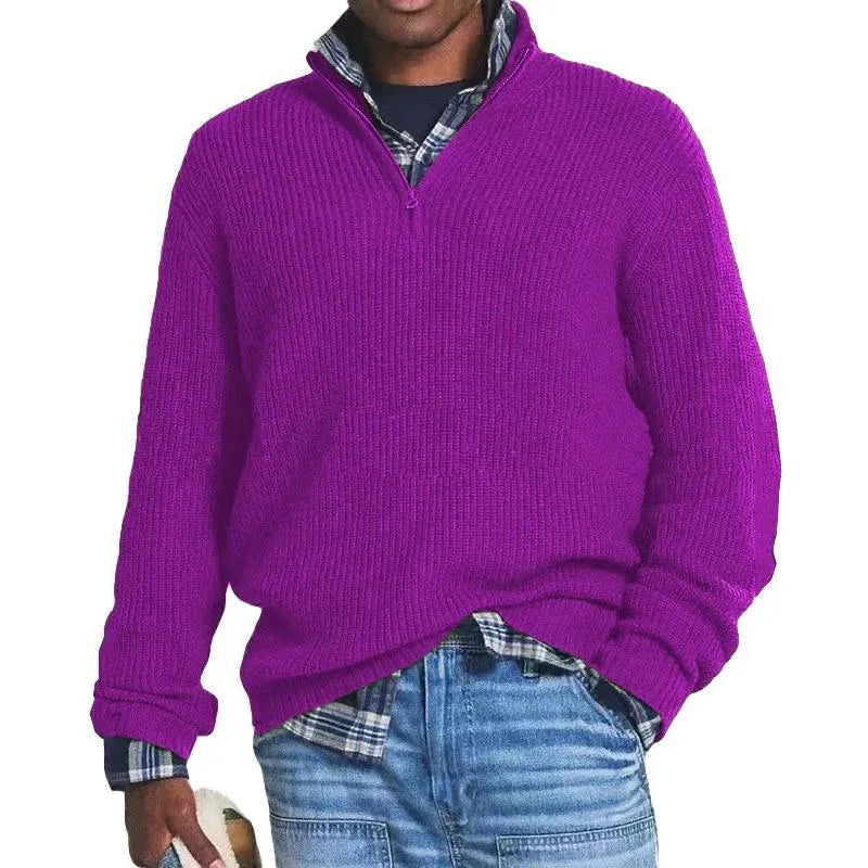 Samuel® | Essential Zip Collar Sweater