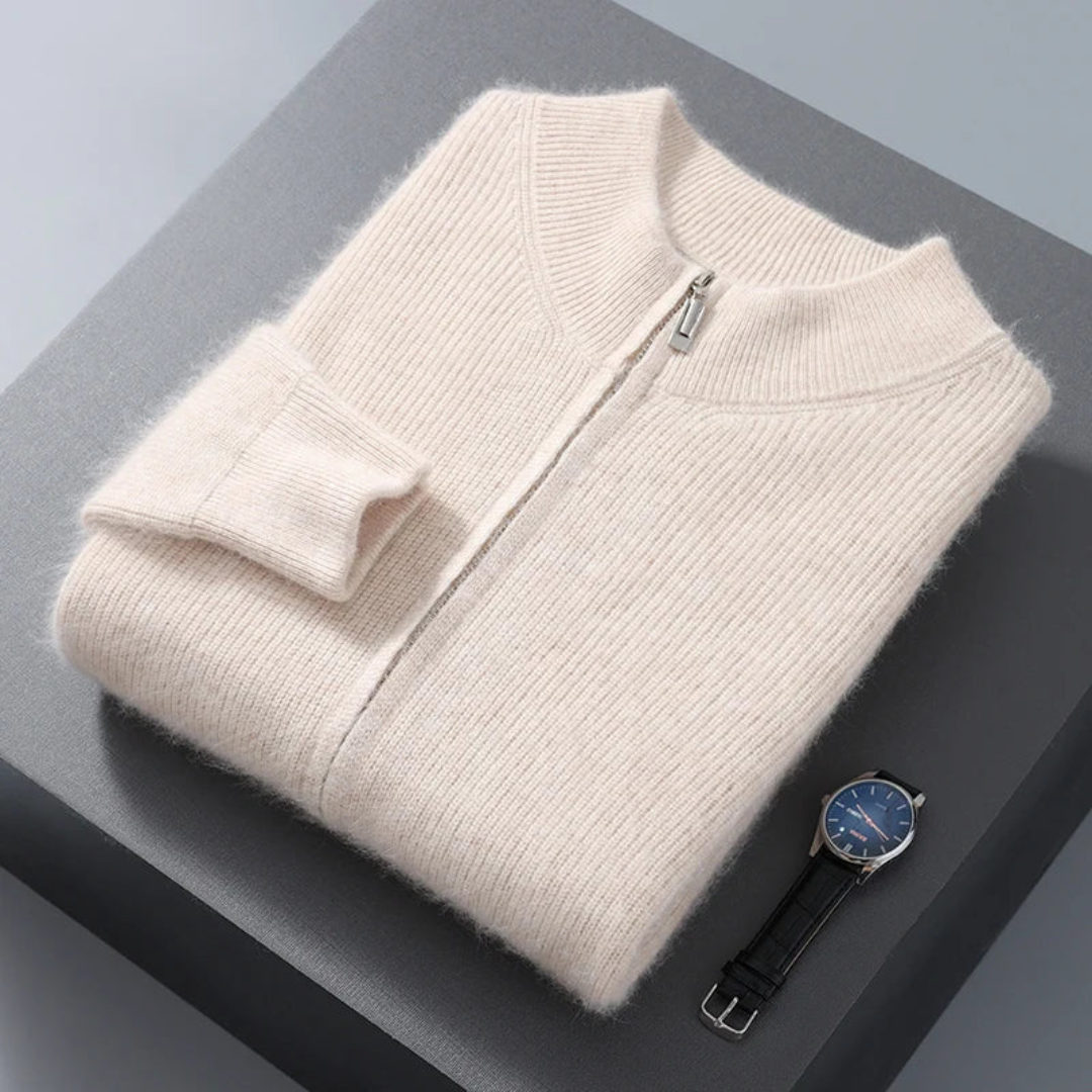 Patricio® | Wool Zip-Up Sweater
