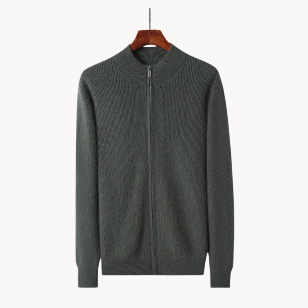Patricio® | Wool Zip-Up Sweater