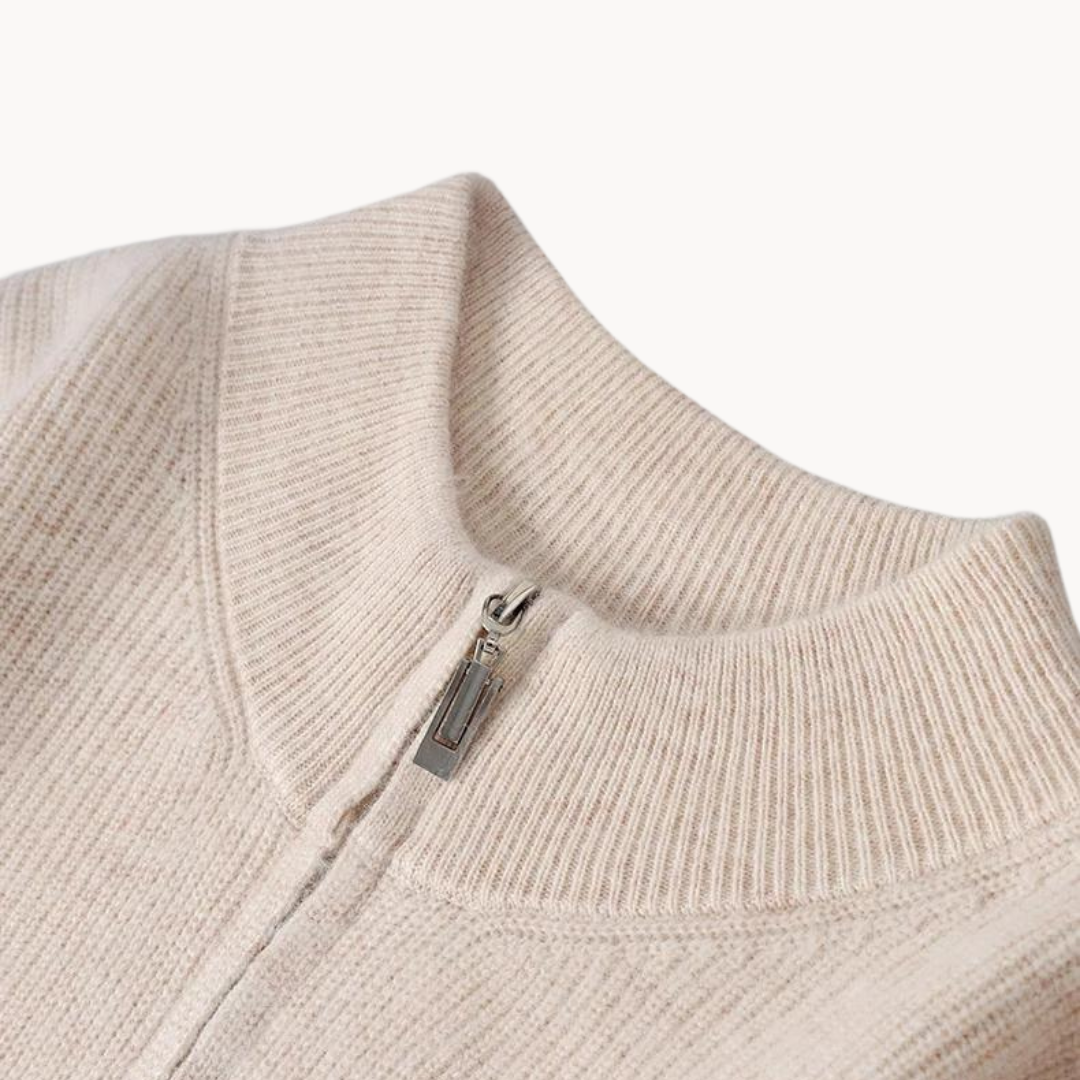 Patricio® | Wool Zip-Up Sweater