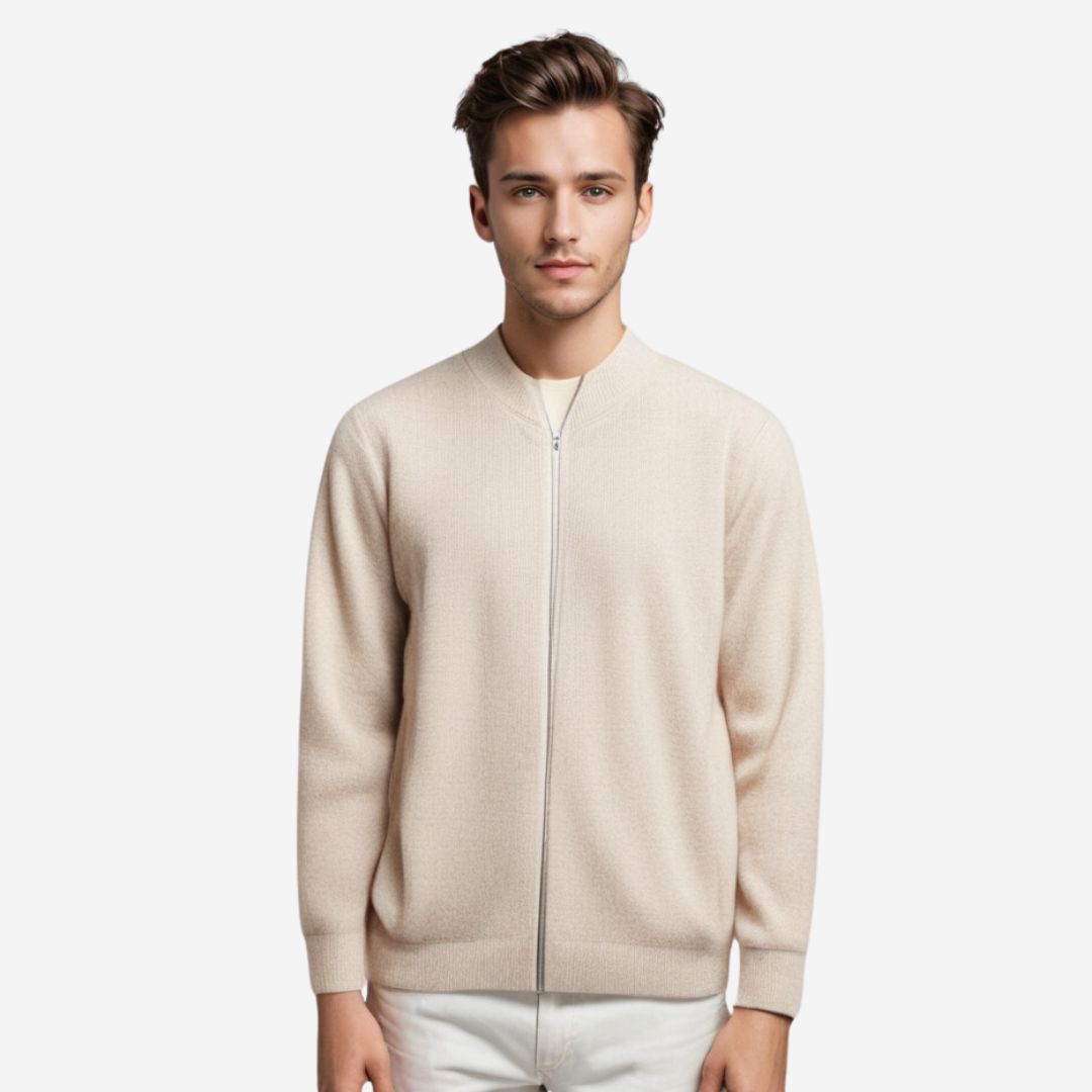 Patricio® | Wool Zip-Up Sweater