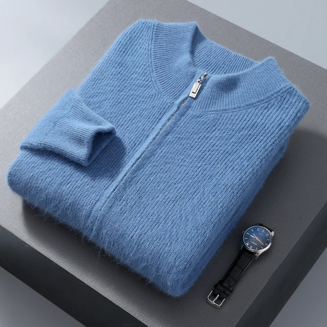 Patricio® | Wool Zip-Up Sweater