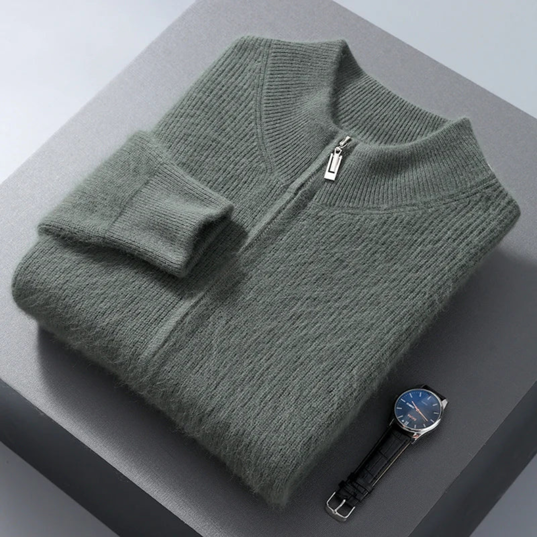 Patricio® | Wool Zip-Up Sweater